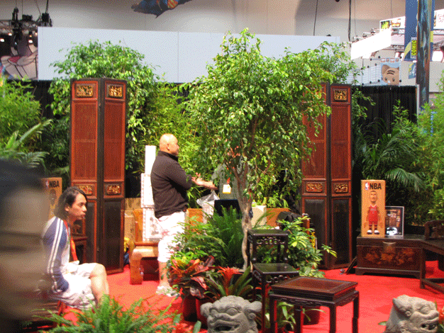 Garden booth
